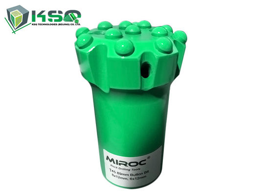 89mm Diameter T45 Threaded Button Drill Bits with  Ballistic or Spherical carbide insert and High Precision