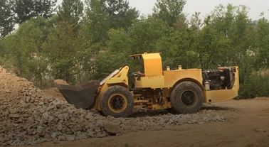 セリウムの車輪の積込み機の地下のプロジェクトのための地下のLhd機械0.6立方メートル