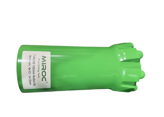 トップハンマー ロック 掘削 ツール T-WIZ60 102mm スレッド ボタン ビット