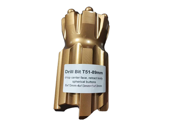 T51-89mm リトラック ウォルフスタン・カービッドドリルビット 長期間のドリリング性能