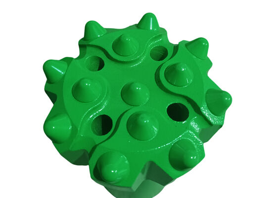 T38 鉱山用スレッド付きハードロックベンチドリリングボタンビット