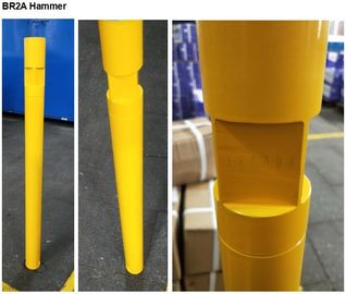 BR2/BR3 2"はDTH健康で鋭く低い空気圧のBR2のハンマーの黄色色を槌で打ちます