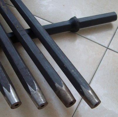 7° Hex Tapered Rod Wear Resistance For Mining Industry , Shank 22x108mm / 25x159mm