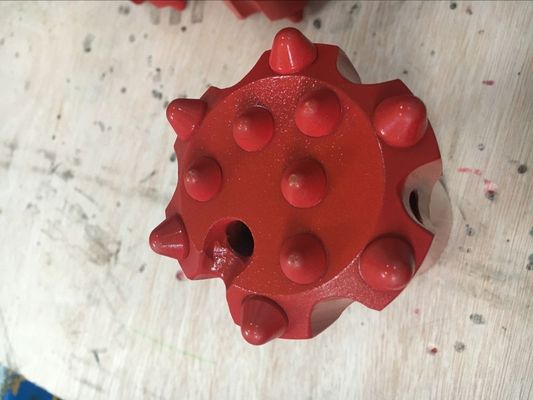 T45 76mm Stone Drilling Bits High Manganese Steel With Conical Button