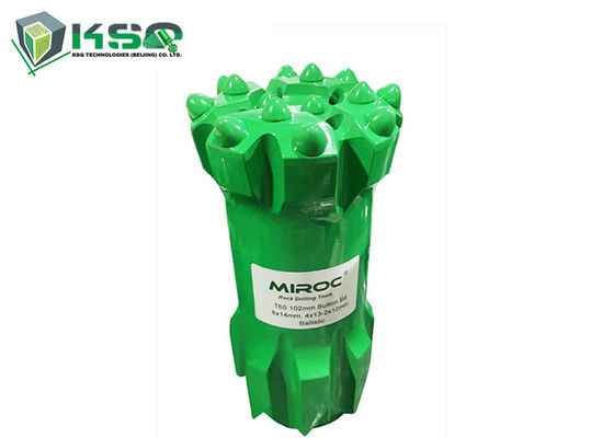 T60 102mmの直径の炭化物の鋼鉄材料のRetracボディ石ボタンの穴あけ工具