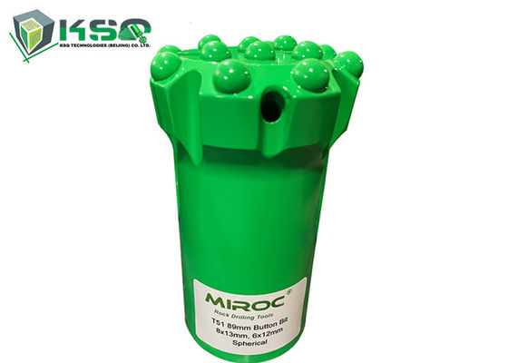 T38 76mmの炭化タングステン採鉱用具糸の石ドリル ボタン ビット