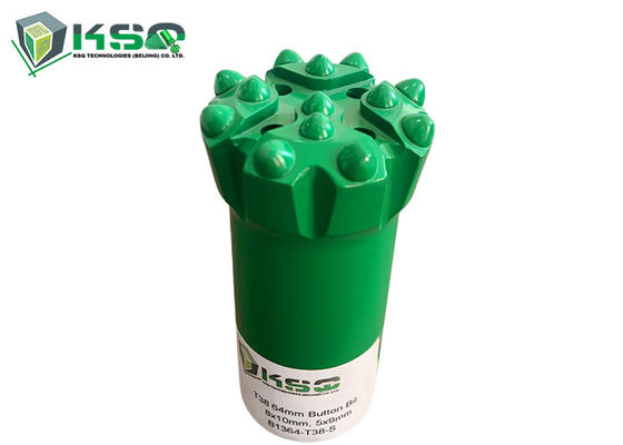 漂う炭化タングステンT38ボタンの穴あけ工具の直径64mm