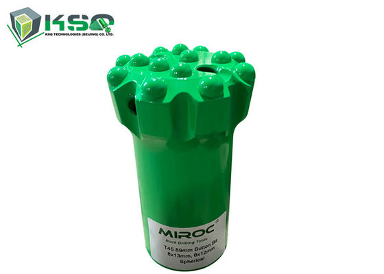 89mm T45 鉱山採石場 トップ ハンマー 掘削ツール スレッド ボタンビット