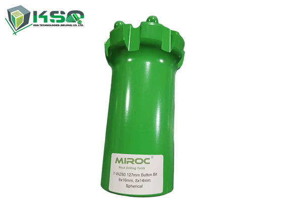 T-WIZ60 127mm スレッドボタンロックドリルビット (鉱山用)