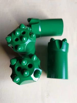 精密ボタンの穴あけ工具は削岩用ビット/7 /11 /12の程度のドリル棒のための短いスカートの石の長く先を細くしました