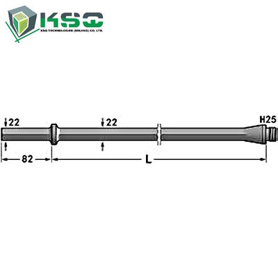 H25 ジンクス 22 の mm のドリル棒のすね 108 の mm