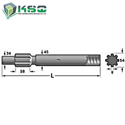 SIG のドリルのすねのアダプター HBM 50、HBM 100、HBM 120、HBM 101