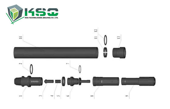 DTH345 ハンマーのための DTH の鋭い用具、DTH345-12 ビット保持器リング