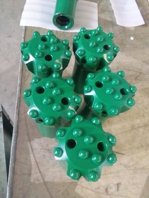 3つの弾道/球形の炭化タングステンの挿入物が付いているインチ/3.5のインチT38 Dthボタン ビットのRetracボディ