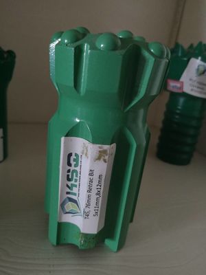 速い浸透の柔らかい石訓練T45 76mm通されたボタン ビット弾道引き込み式の穴あけ工具