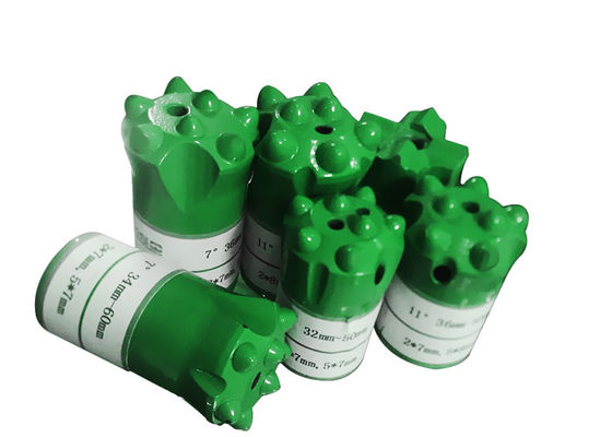 先を細くすること長さ28mm-41mmの小さい穴の石鋭い用具のための炭鉱の鋭いボタン ビット