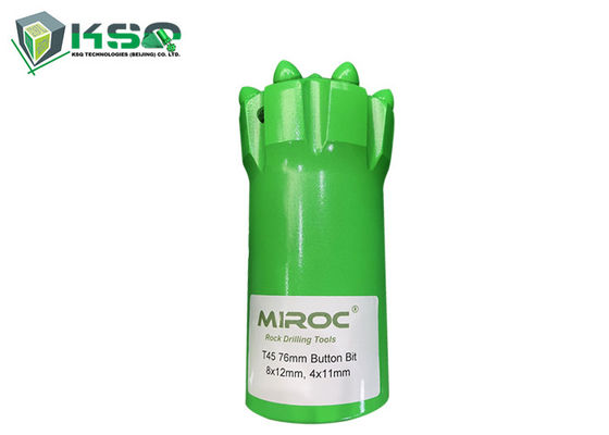 T45 70mmから102mmの上のハンマーの炭化タングステンの糸ボタンの穴あけ工具