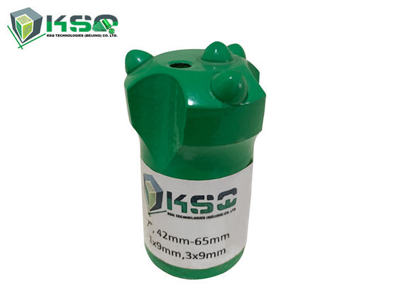 炭化タングステン鉱山の石ドリルはDia 32 - 41mmに先を細くされたボタン ビット用具を使う